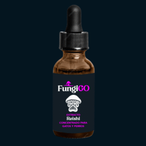 Extracto de Hongo Reishi PET en gotas 30 ML Concentración 2,5:1